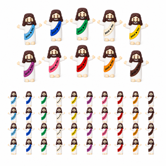 Small Rubber Jesus Figurines