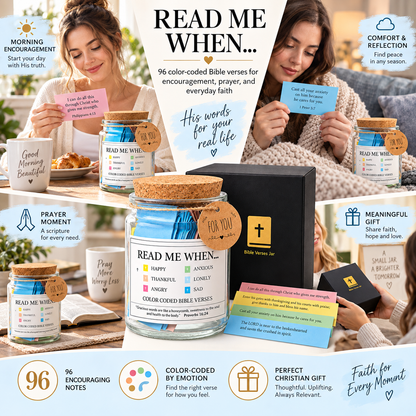 Bible Verse Jar Gift Kit