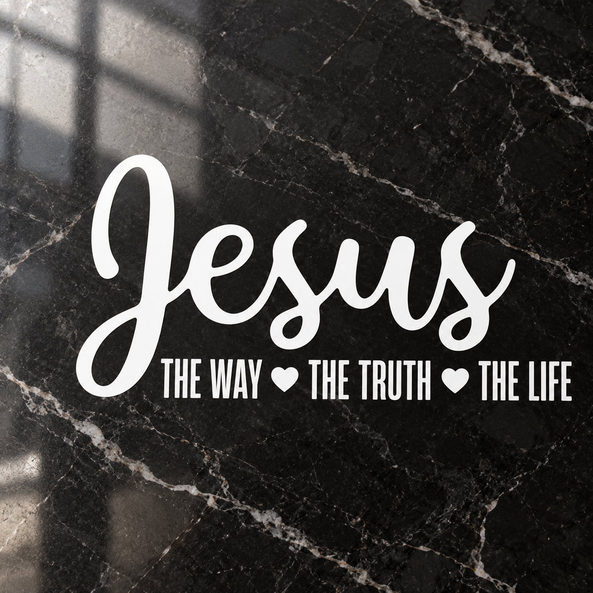 Jesus The Way The Truth The Life Car Decal