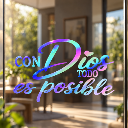 Con Dios Todo Es Posible Spanish Christian Car